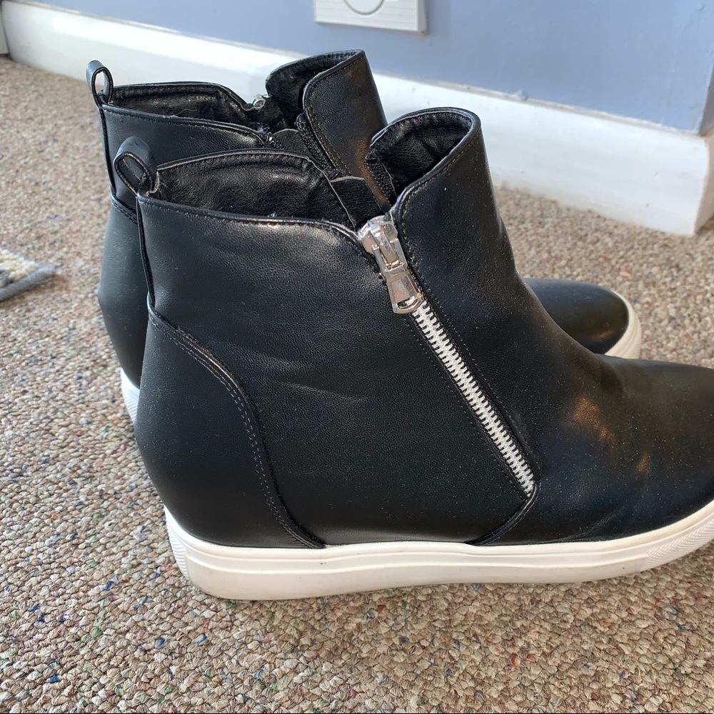 High Top Black Sneakers